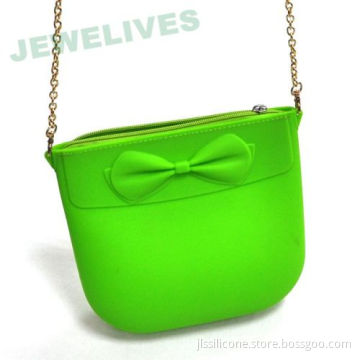 Jewelives Silicone &amp; Rubber Cosmetic Bag With Chain 